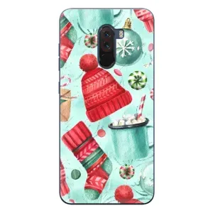 Чехол Санта Клаус для Xiaomi POCO F1 (Одежда)