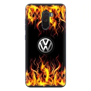 Чохол "Фольксваген" для Xiaomi POCO F1 (Вогняний Лого)