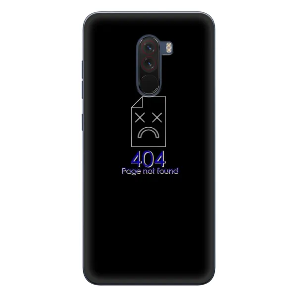 Чехол с рисунком «Ошибка 404» для Xiaomi POCO F1 Чехол с рисунком «Ошибка 404» для Xiaomi POCO F1
