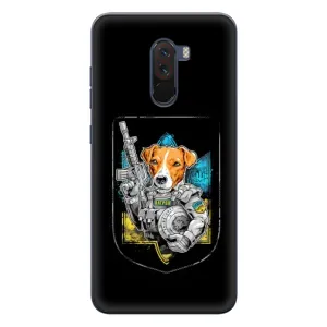Чохол з принтом для Xiaomi POCO F1 (Патрон Воїн)