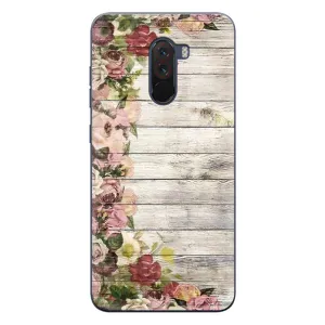 Чехлы с тематикой "ЦВЕТЫ" на Xiaomi POCO F1 (Плетущиеся цветы)