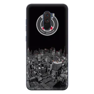 Силиконовые Чехлы принт Футбол на Xiaomi POCO F1 (PSG)