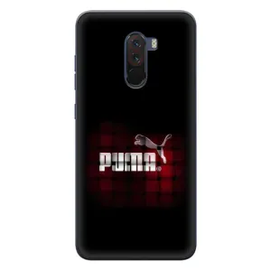 Чехол с Брендами одежды на Сяоми Поко Ф1 (PUMA стиль)