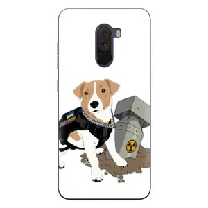 Чохол з принтом Песика Патрон для Xiaomi POCO F1 (Пес Патрон з ракетою)