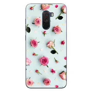 Чехлы с принтом Розочки для Xiaomi POCO F1 (Разные цветы)