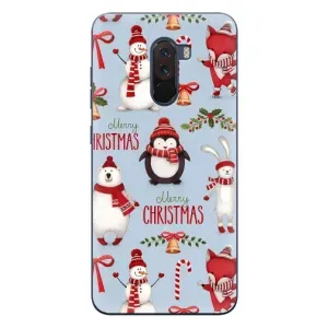 Чехол Санта Клаус для Xiaomi POCO F1 (Рождественский)