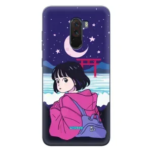 Чехол с персонажами АНИМЕ на Xiaomi POCO F1 (Синобу Миякэ)