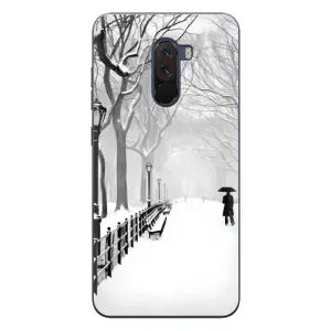 Чехлы на Новый Год Xiaomi POCO F1 (Снегом замело)