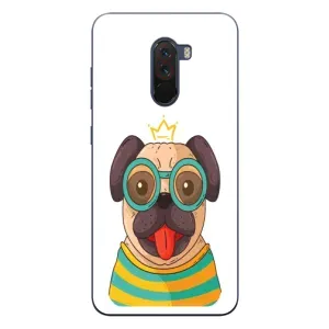 Бампер для Xiaomi POCO F1 з картинкою "Песики" (Собака Король)