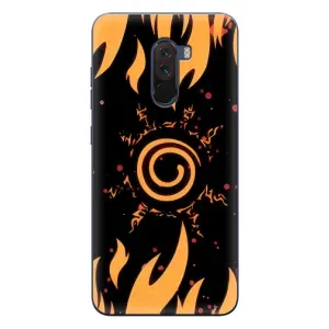 Купить Чехлы на телефон с принтом Anime для Xiaomi POCO F1 (Солнце Наруто)