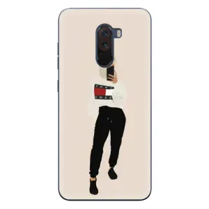 Силіконовый Чохол на Xiaomi POCO F1 з картинкой Модных девушек (Стильна)