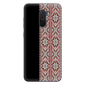 Силіконовый Чохол на Xiaomi POCO F1 з картинкой Вишиванки (Стильна вишиванка)