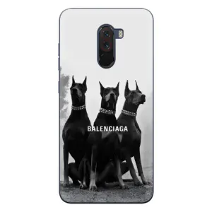 Чохол ДОБЕРМАН для Xiaomi POCO F1 (Три добермана)
