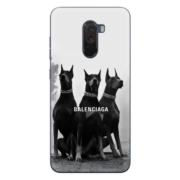 Чехол с рисунком «Три добермана» для Xiaomi POCO F1 Чехол с рисунком «Три добермана» для Xiaomi POCO F1