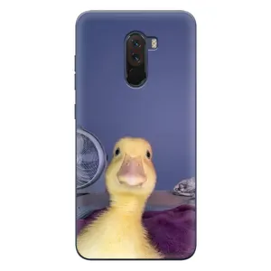 Бампер с принтом Мемы для Xiaomi POCO F1 (Утка)