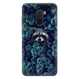 Силіконовий Чохол з Энотами на Xiaomi POCO F1 (В квітах)