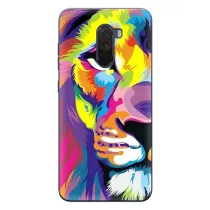 Чохол з картинкою на Xiaomi POCO F1 (Яскравий Лев)