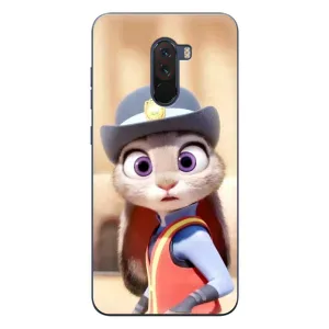 Чехлы ЗВЕРОПОЛИС для Xiaomi POCO F1 (Заяц Джуді Хопс)