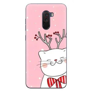 Чохол на тематику: Коти для Xiaomi POCO F1 (Зимовий кіт)