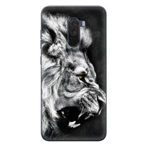 Чохол з картинкою на Xiaomi POCO F1 (Злий Лев)