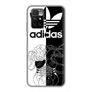 Чохол с стилі "Адідас" для Редмі 10 (Adidas шнурки)