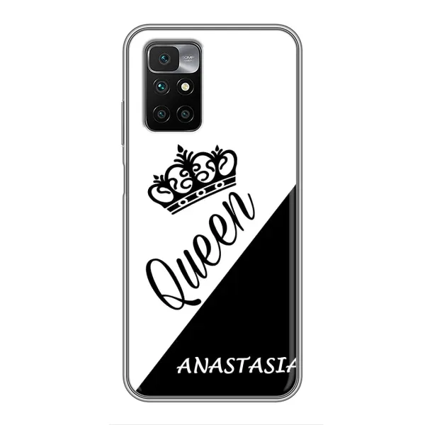 Чехол с рисунком «ANASTASIYA» для Xiaomi Redmi 10