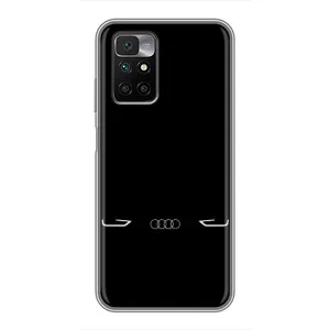 Силіконовий бампер з картинкою машини на Xiaomi Redmi 10 (Сілует Audi)