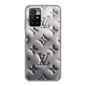 Текстурний Чохол Louis Vuitton для Редмі 10 (Бежевий ЛВ)