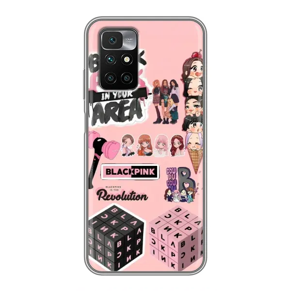 Чехол с рисунком «BLACK PINK коллаж» для Xiaomi Redmi 10 Чехол с рисунком «BLACK PINK коллаж» для Xiaomi Redmi 10