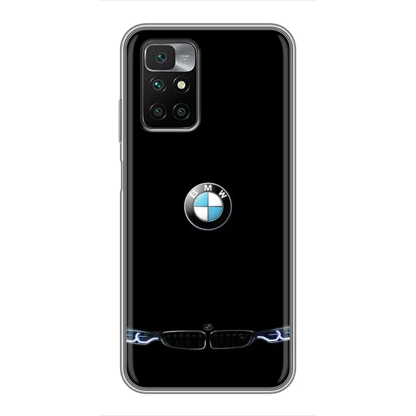 Чехол с рисунком «Черный BMW» для Xiaomi Redmi 10