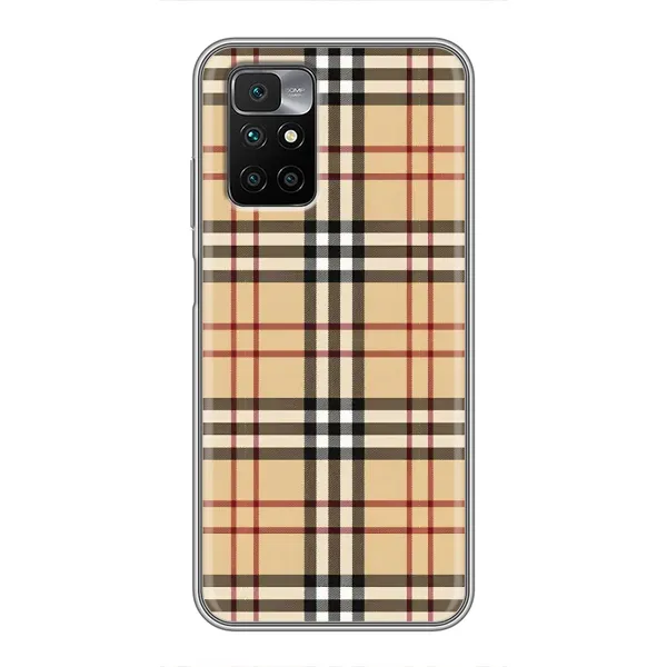 Чехол с рисунком «Burberry стиль» для Xiaomi Redmi 10 Чехол с рисунком «Burberry стиль» для Xiaomi Redmi 10