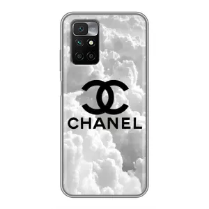 Чехол с Брендами одежды на Редми 10 (CHANEL)