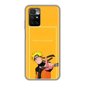 Чехлы с принтом Наруто на Xiaomi Redmi 10 (Даттебаё)