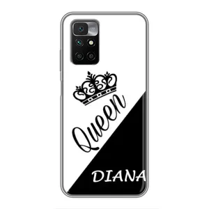 Именные Женские Чехлы для Xiaomi Redmi 10 (DIANA)