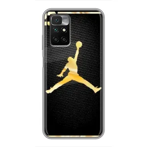 Силіконовый Чохол Nike Air Jordan на Редмі 10 (Джордан 23)
