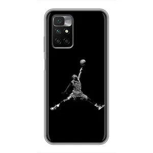 Силіконовый Чохол Nike Air Jordan на Редмі 10 (Джордан)