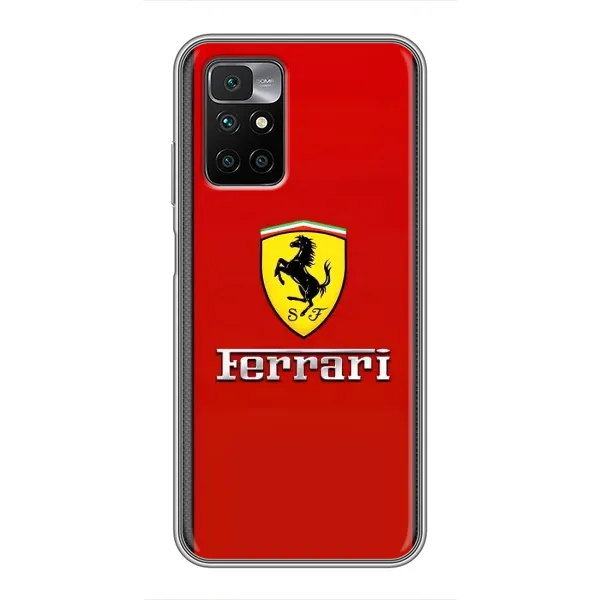 Чехол с рисунком «Ferrari Logo» для Xiaomi Redmi 10