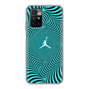 Силиконовый Чехол Nike Air Jordan на Редми 10 (Jordan)