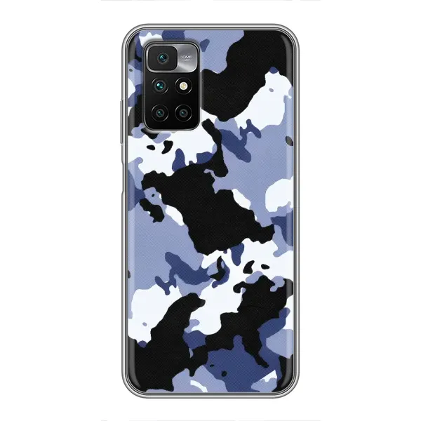 Чехол с рисунком «Камуфляжный Серый» для Xiaomi Redmi 10 Чехол с рисунком «Камуфляжный Серый» для Xiaomi Redmi 10