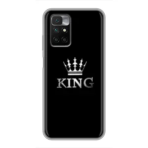 Чехол (Корона на чёрном фоне) для Редми 10 (KING)