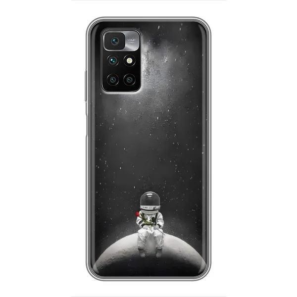Чехол с рисунком «Космонавт романтик» для Xiaomi Redmi 10 Чехол с рисунком «Космонавт романтик» для Xiaomi Redmi 10