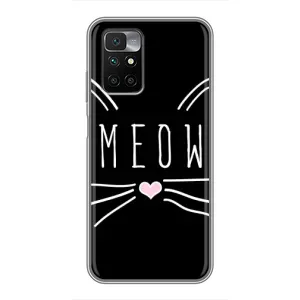 Бампер с изображением Котиков для Редми 10 (КОТИК MEOW)