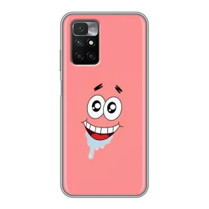 Чехлы с Патриком на Xiaomi Redmi 10 (Мордочка Патрика)