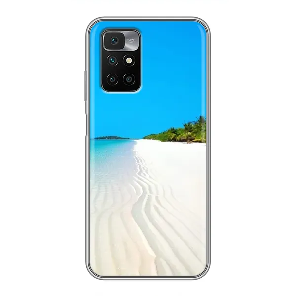 Чехол с рисунком «Море песок» для Xiaomi Redmi 10 Чехол с рисунком «Море песок» для Xiaomi Redmi 10