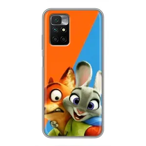 Чехлы ЗВЕРОПОЛИС для Xiaomi Redmi 10 (Ник и Хопс)
