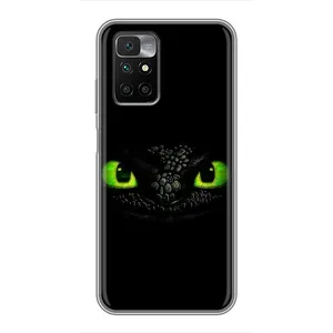 Чехол дракон Беззубик для Xiaomi Redmi 10 (Глаза Беззубика)