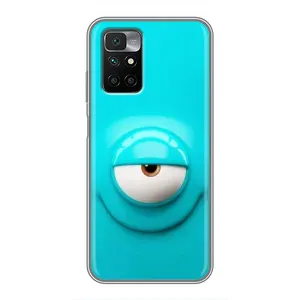 Силиконовые Чехлы (смешные стикеры) для Xiaomi Redmi 10 (Одноглазик)