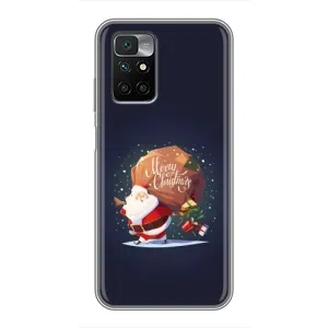 Чохол Санта Клаус для Xiaomi Redmi 10 (Подарунки від Санти)