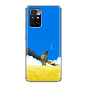 Чехлы на военную тематику для Xiaomi Redmi 10 (Попадание)