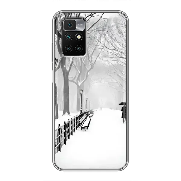 Чехол с рисунком «Снегом замело» для Xiaomi Redmi 10 Чехол с рисунком «Снегом замело» для Xiaomi Redmi 10